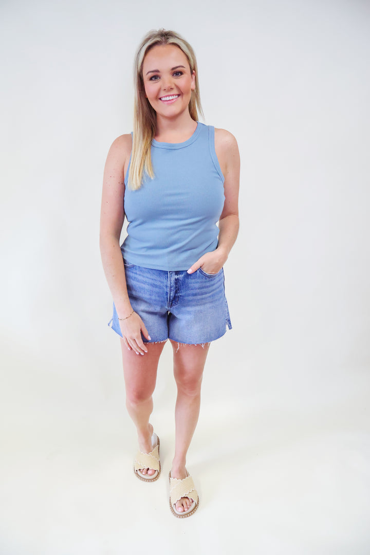 Evie Tank - Blue