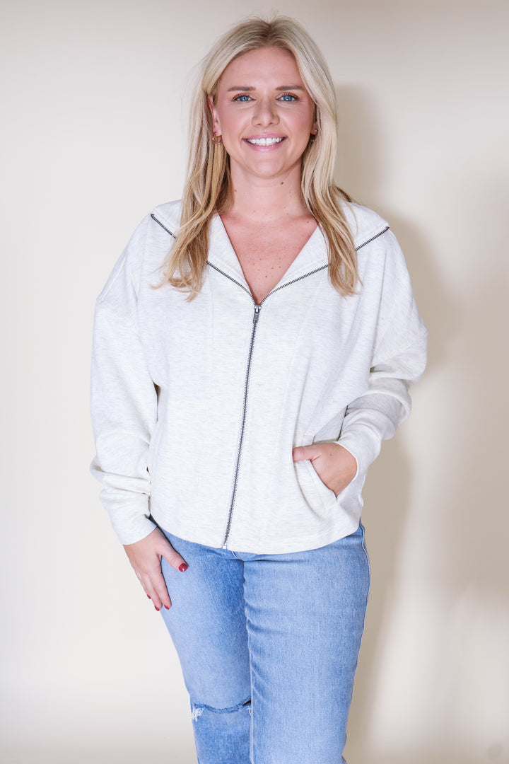 Scuba Full Zip Jacket - H Vanilla