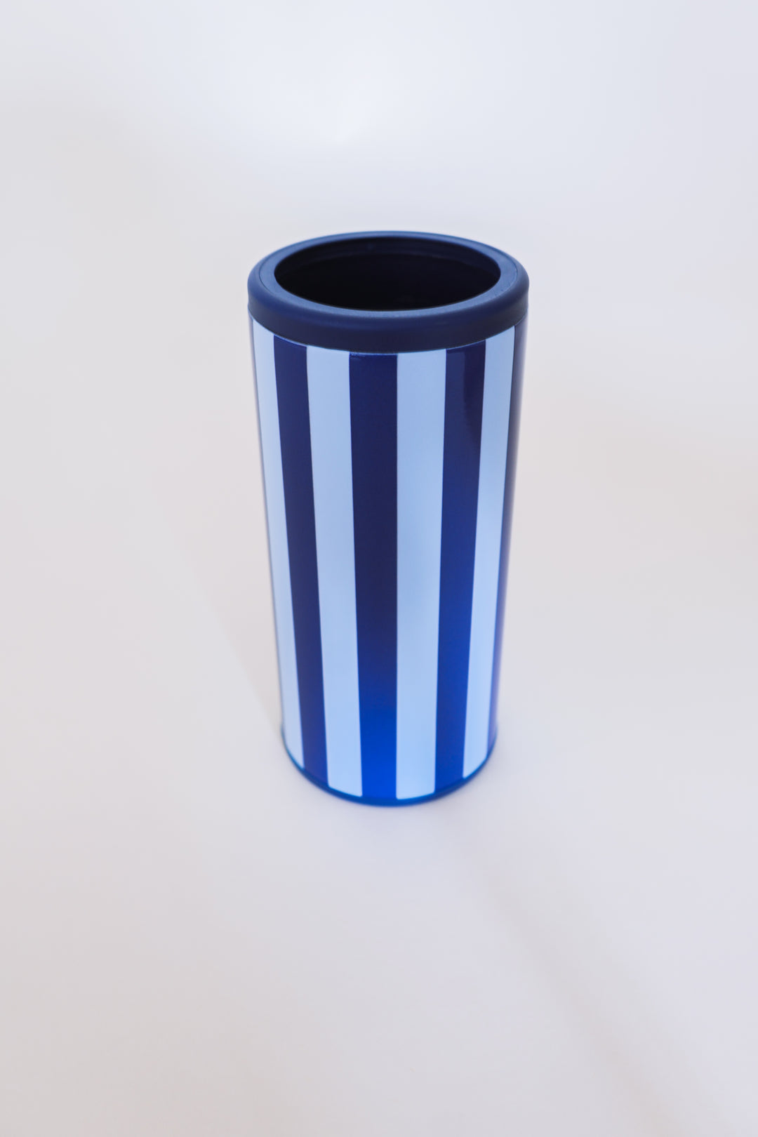 Slim Can Cooler - Blue Stripes