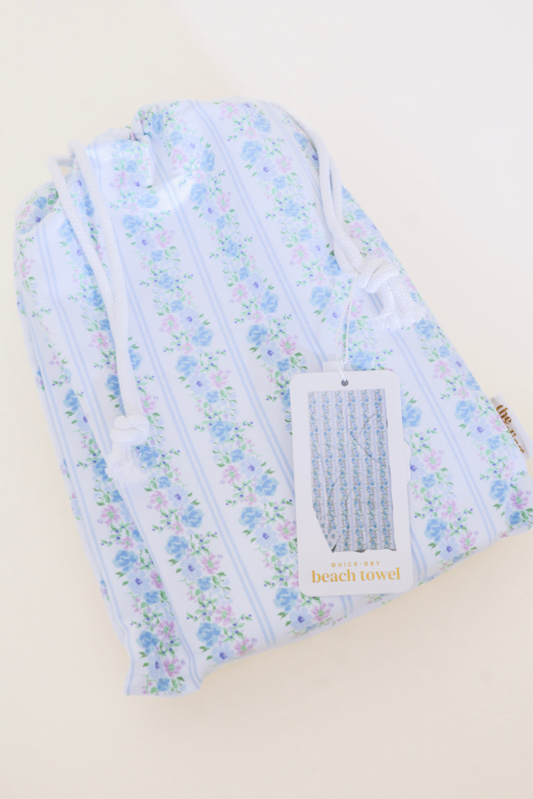 XL Quick-Dry Beach Towel - Petal Parade Blue