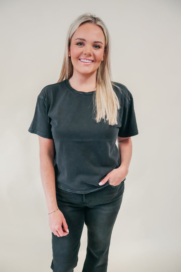 Katelin Tee - Washed Black