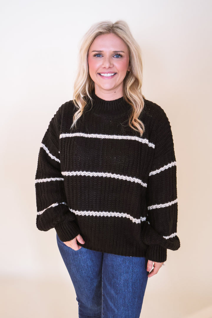 Cool Weather Essential Sweater - Black