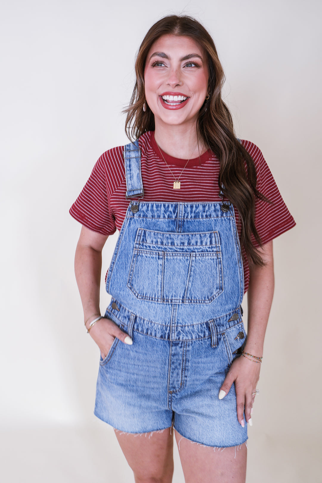Effortless Denim Overalls