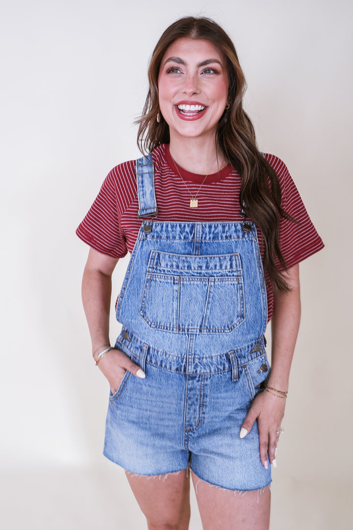 Effortless Denim Overalls