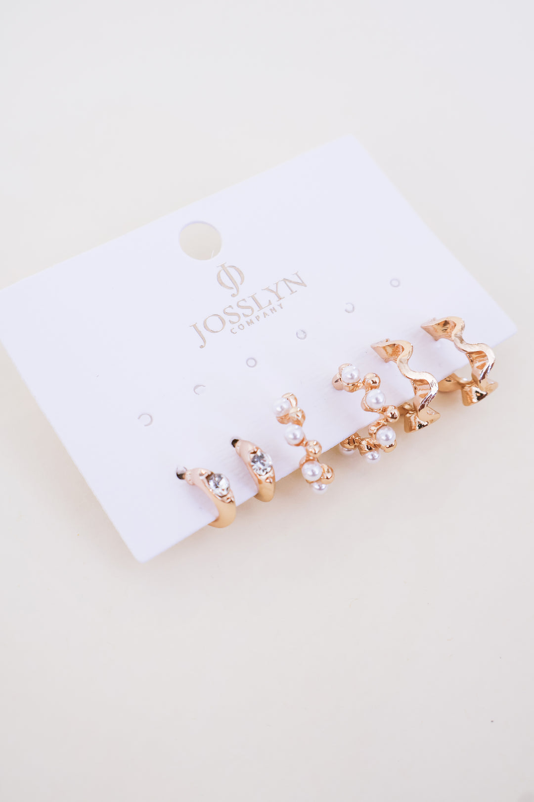 Multi Classic Hoop Trio Earrings - Gold