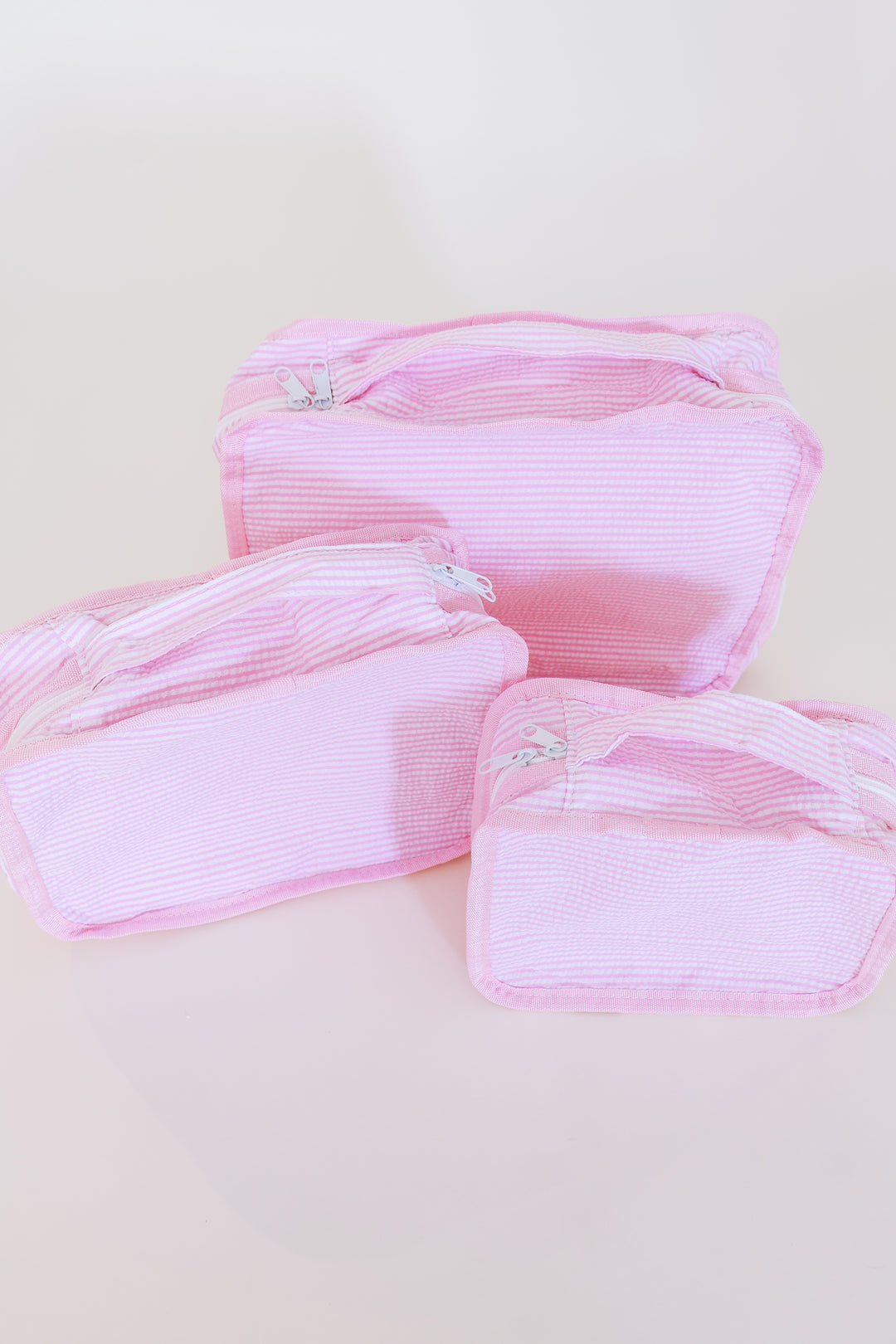 3-Piece Travel Packing Cube Set - Pink