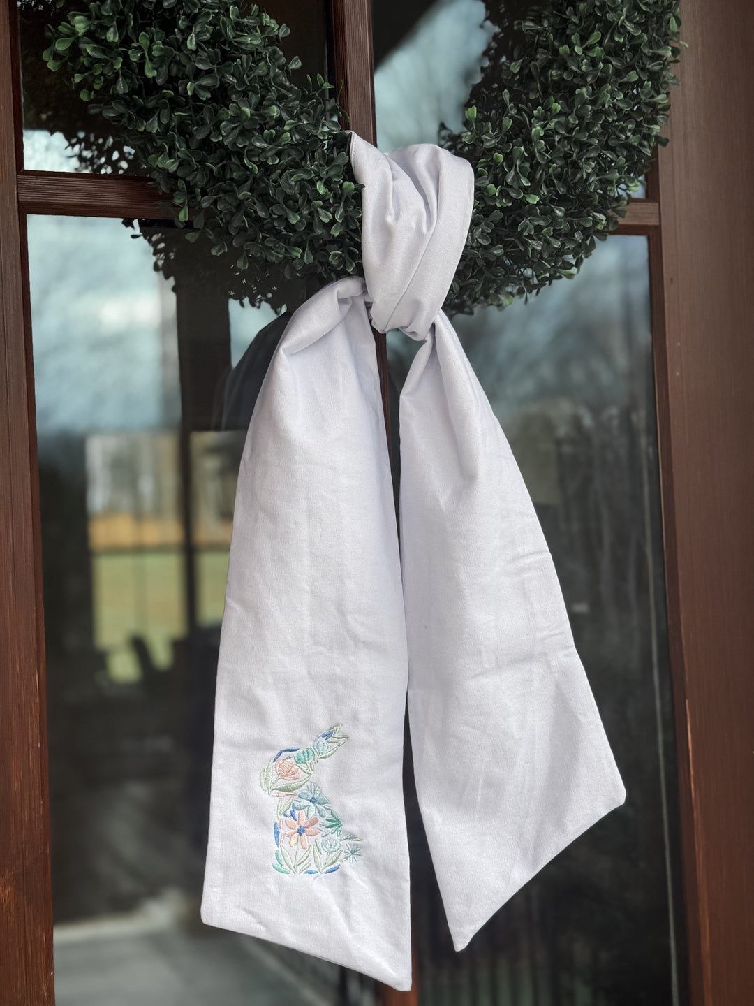 Easter Bunny Wreath Sash