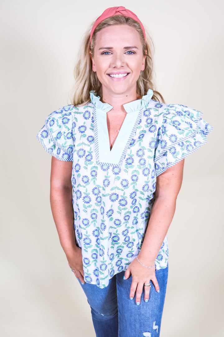 Sweet Summer Days Top - Mint