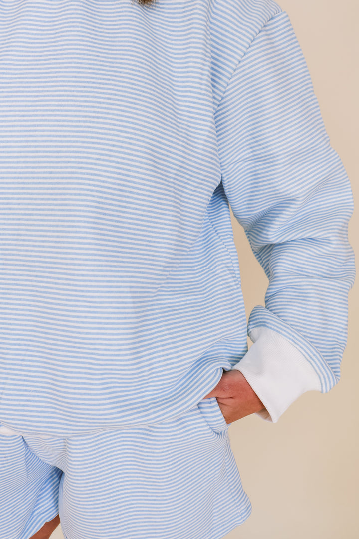 The It Girl Striped Set - Blue