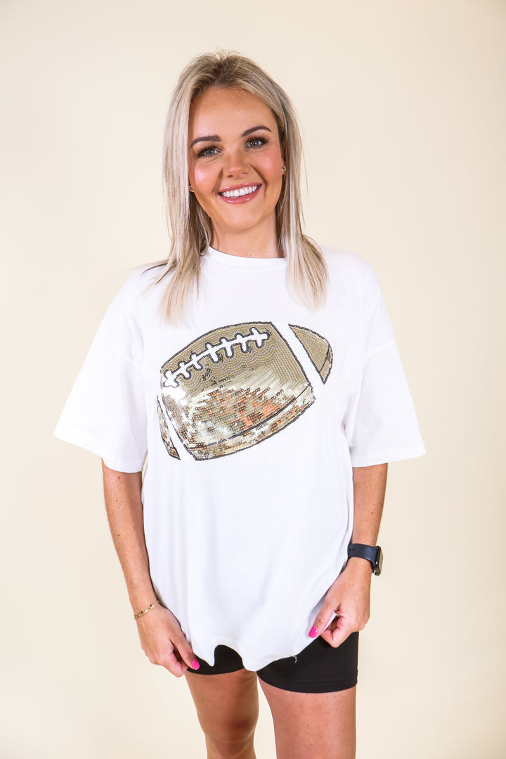 Game Day Football Patch T-Shirt