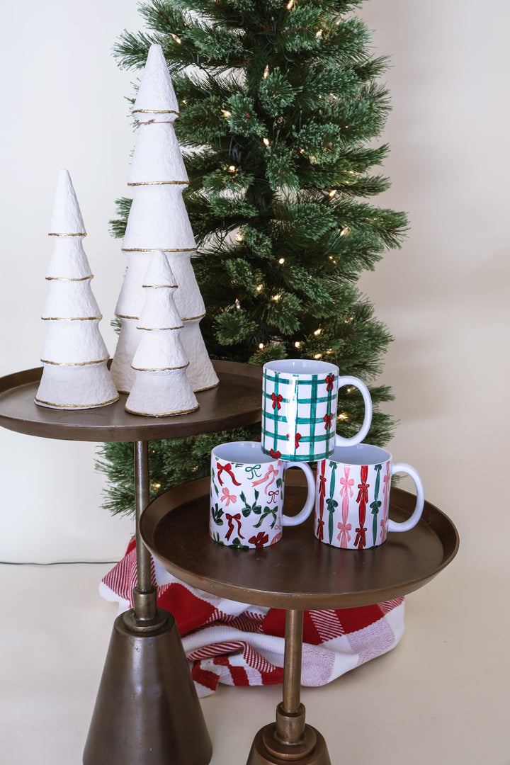 Christmas Coffee Mug - Rows Of Bows