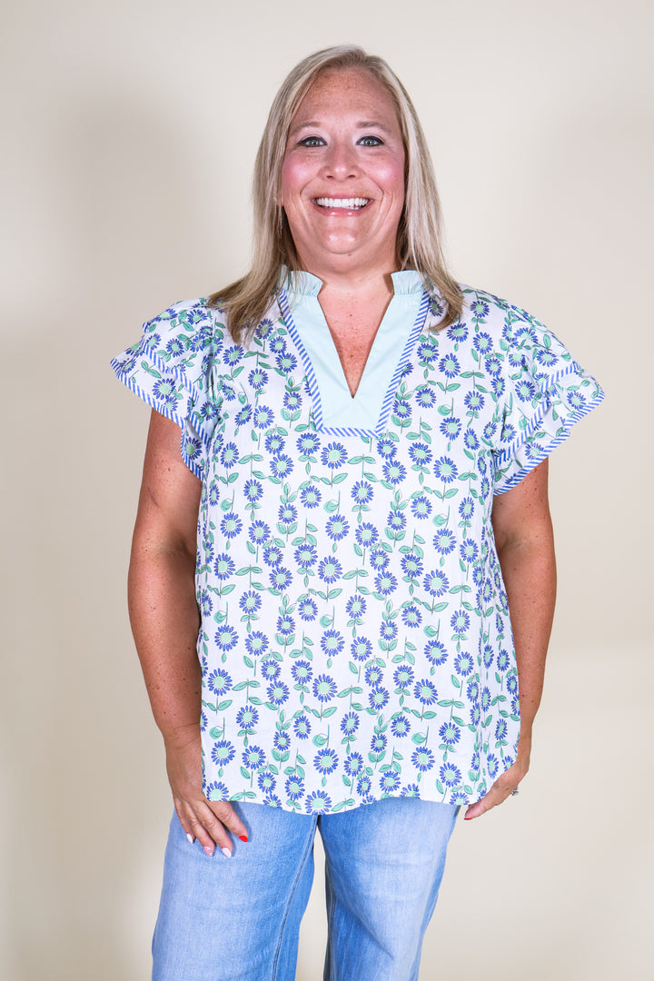 Sweet Summer Days Top - Mint