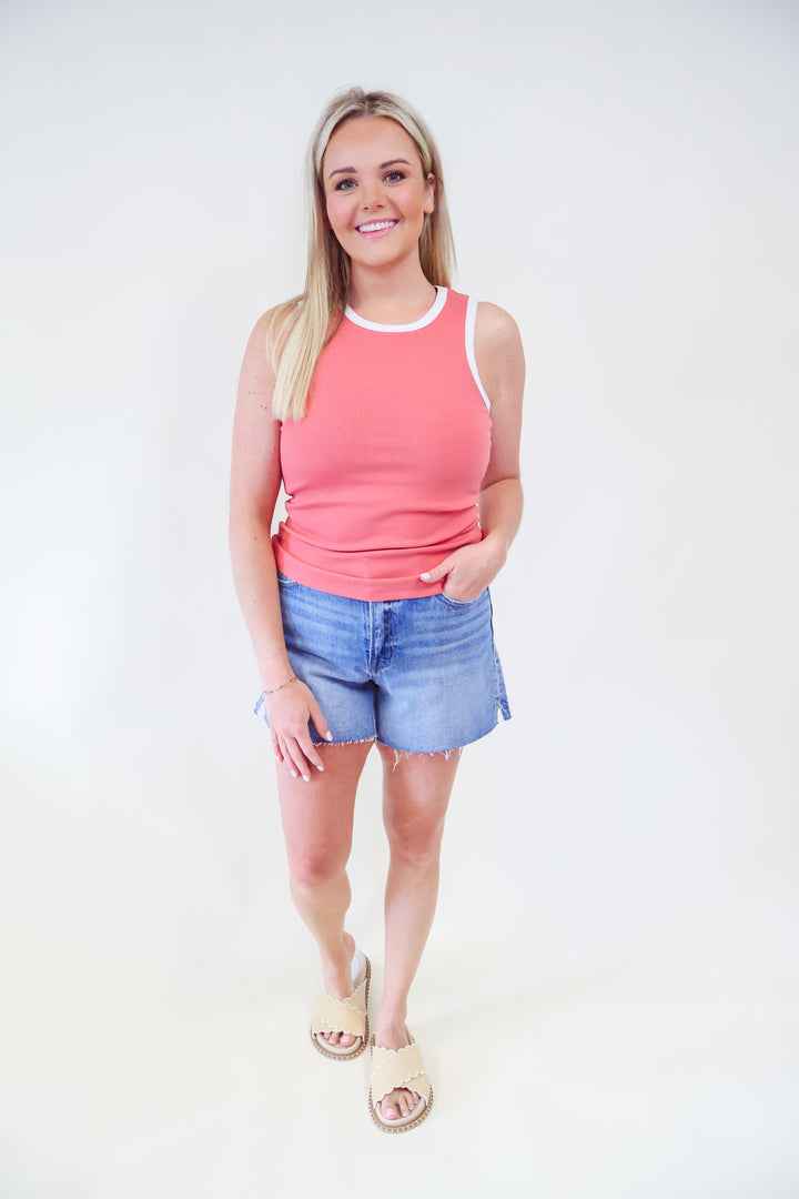 Eda Tank - Rose Ivory