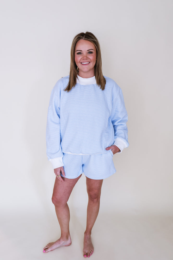 The It Girl Striped Set - Blue