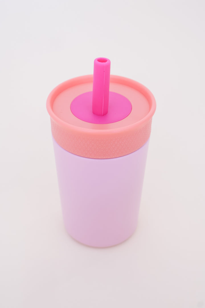 Kids Stainless Steel Water Bottle 12oz - Pink/Coral