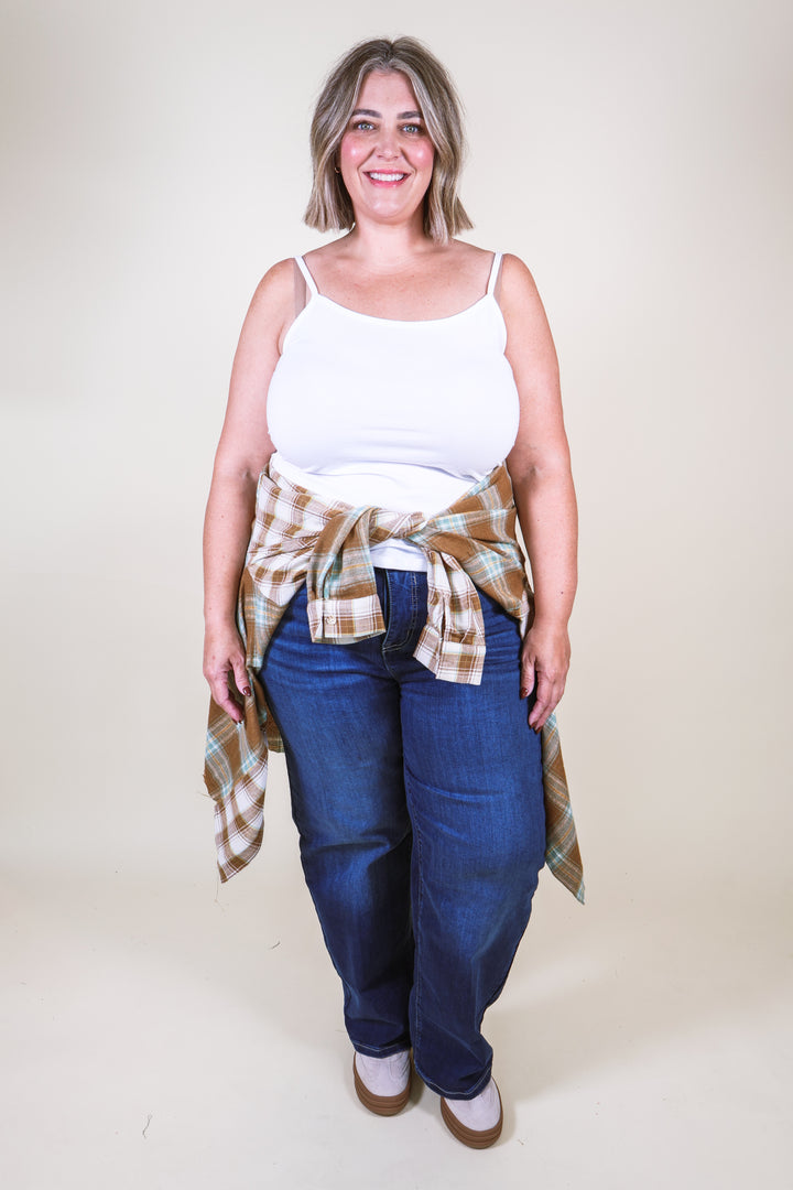 Noelle Patchwork Flannel - Brown