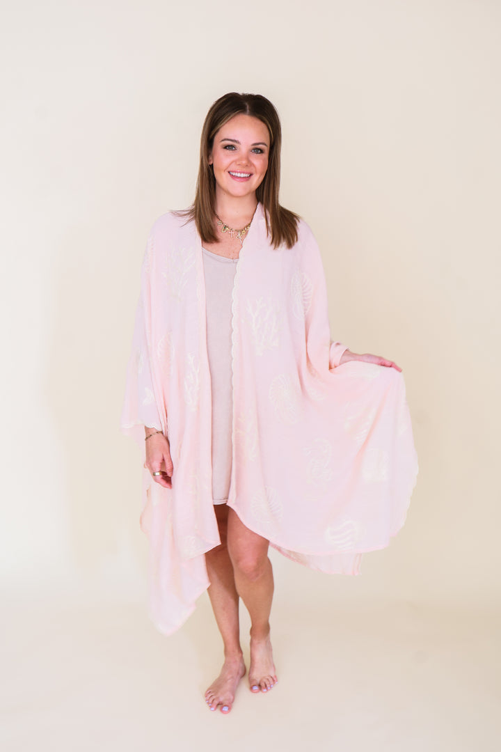 Coastal Spring Cover Up - Pink