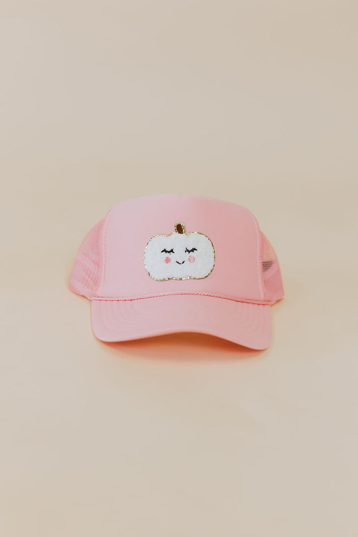 Pumpkin Patch Trucker Hat - Pink