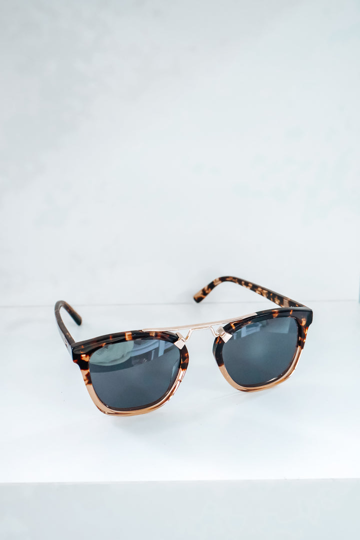Demi Polarized Sunglasses - Crystal Brown