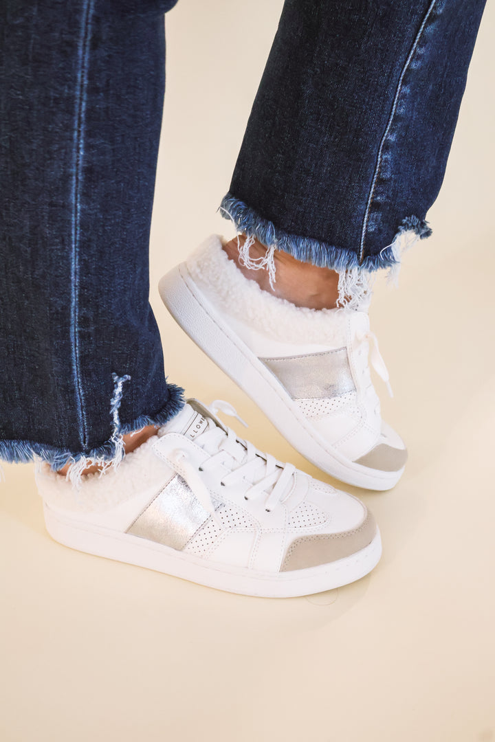 Corbin Mule Sneaker - White