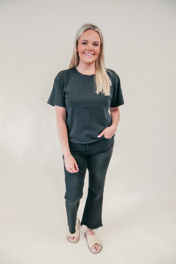 Katelin Tee - Washed Black