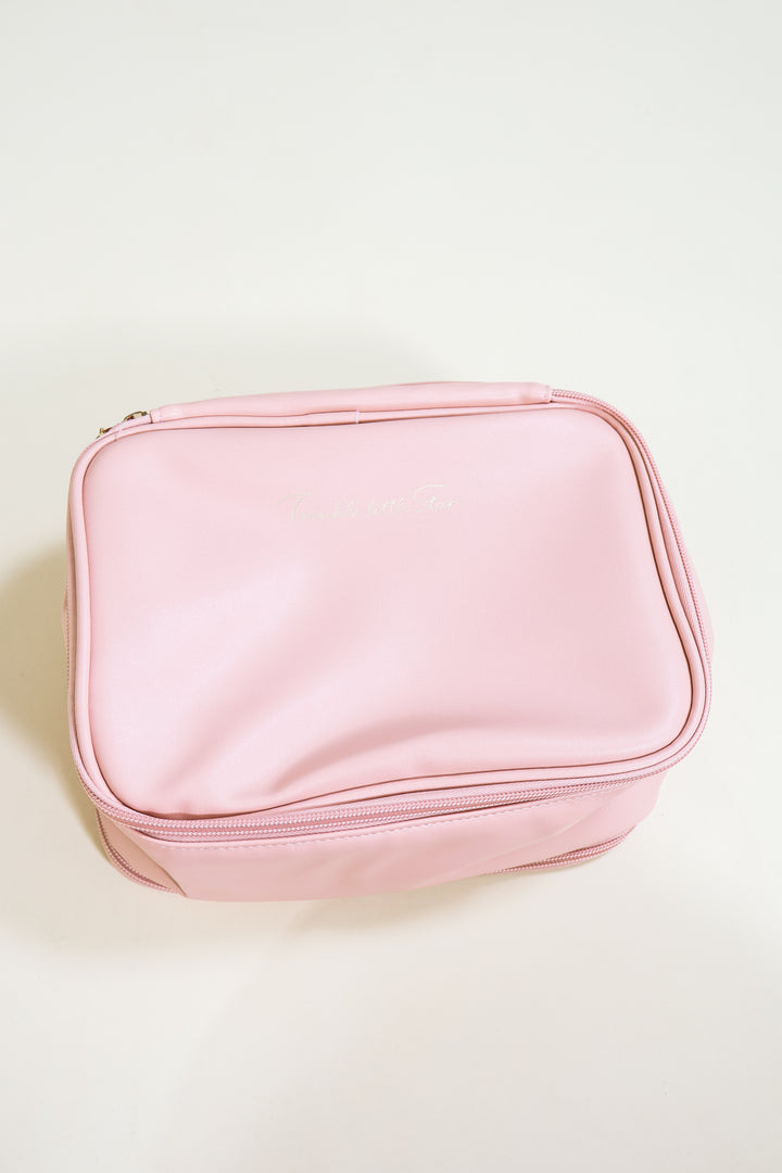 Travel Makeup Bag - Pink
