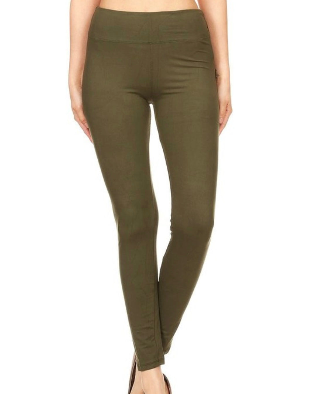 Buttery Soft Leggings - Olive
