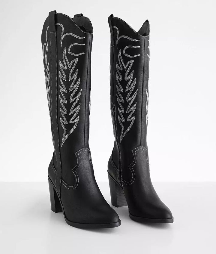 Dakota Tall Western Boot - Black