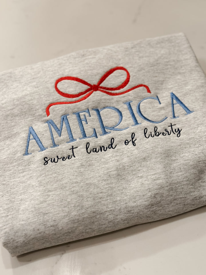 America Sweet Land Of Liberty Sweatshirt