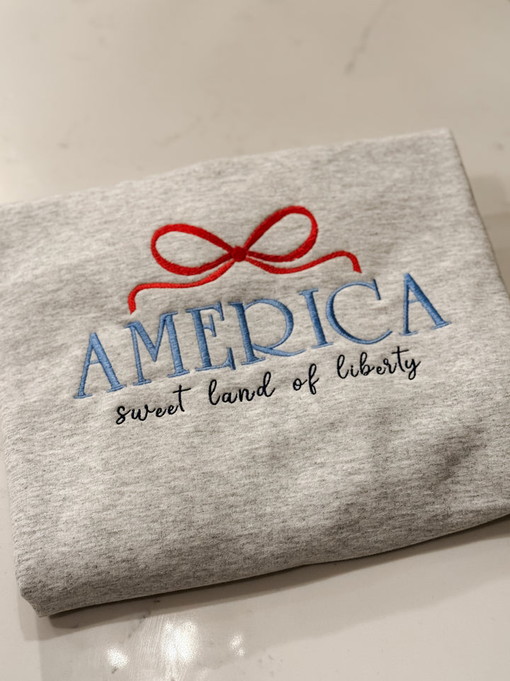 America Sweet Land Of Liberty Sweatshirt