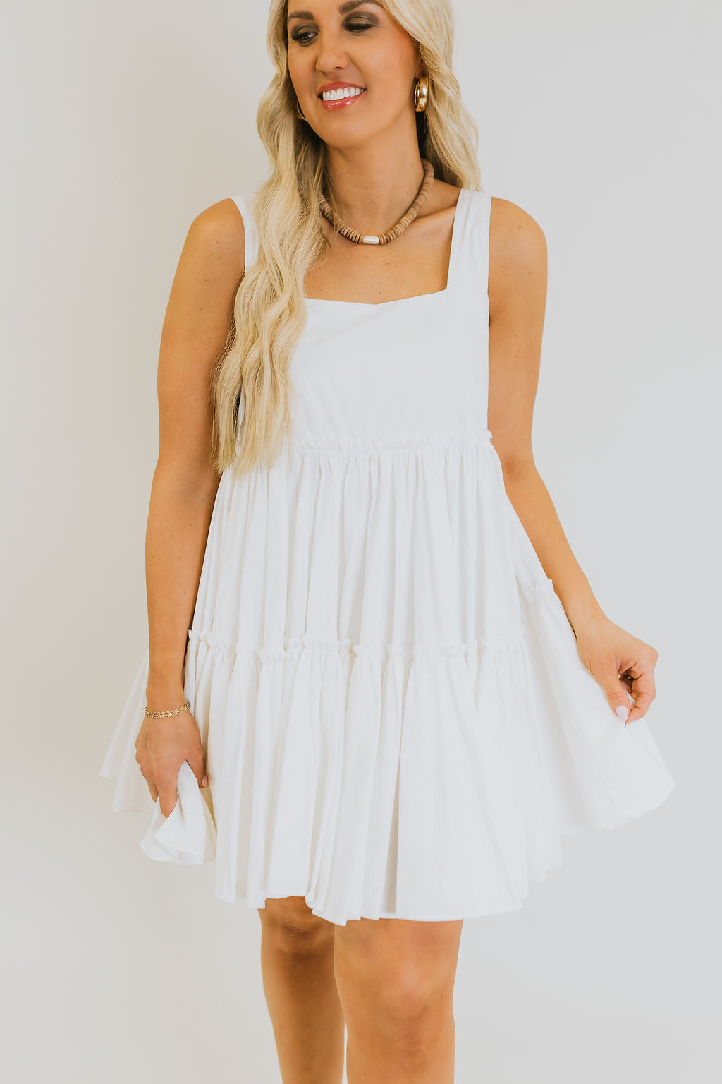 Southern Belle Dress - White