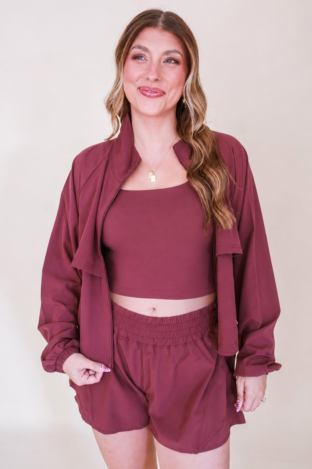 Breeze Flutter Short - Rosewood