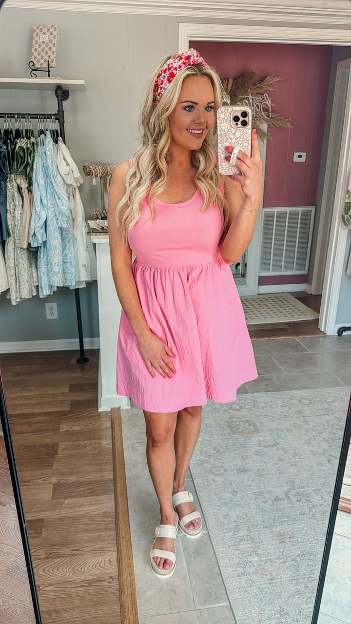 Tolli Tank Dress - Pink