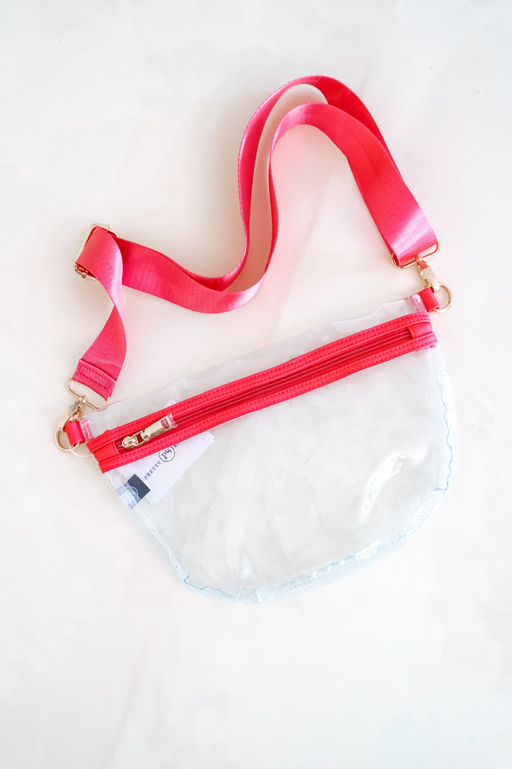 Kehlani Clear Bum Bag - Pink