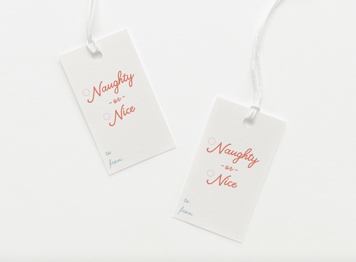 Naughty or Nice Gift Tag