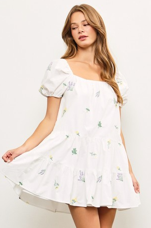Garden Party Dress - White