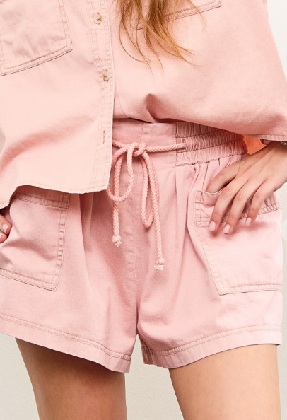 Casual Outing Shorts - Pink