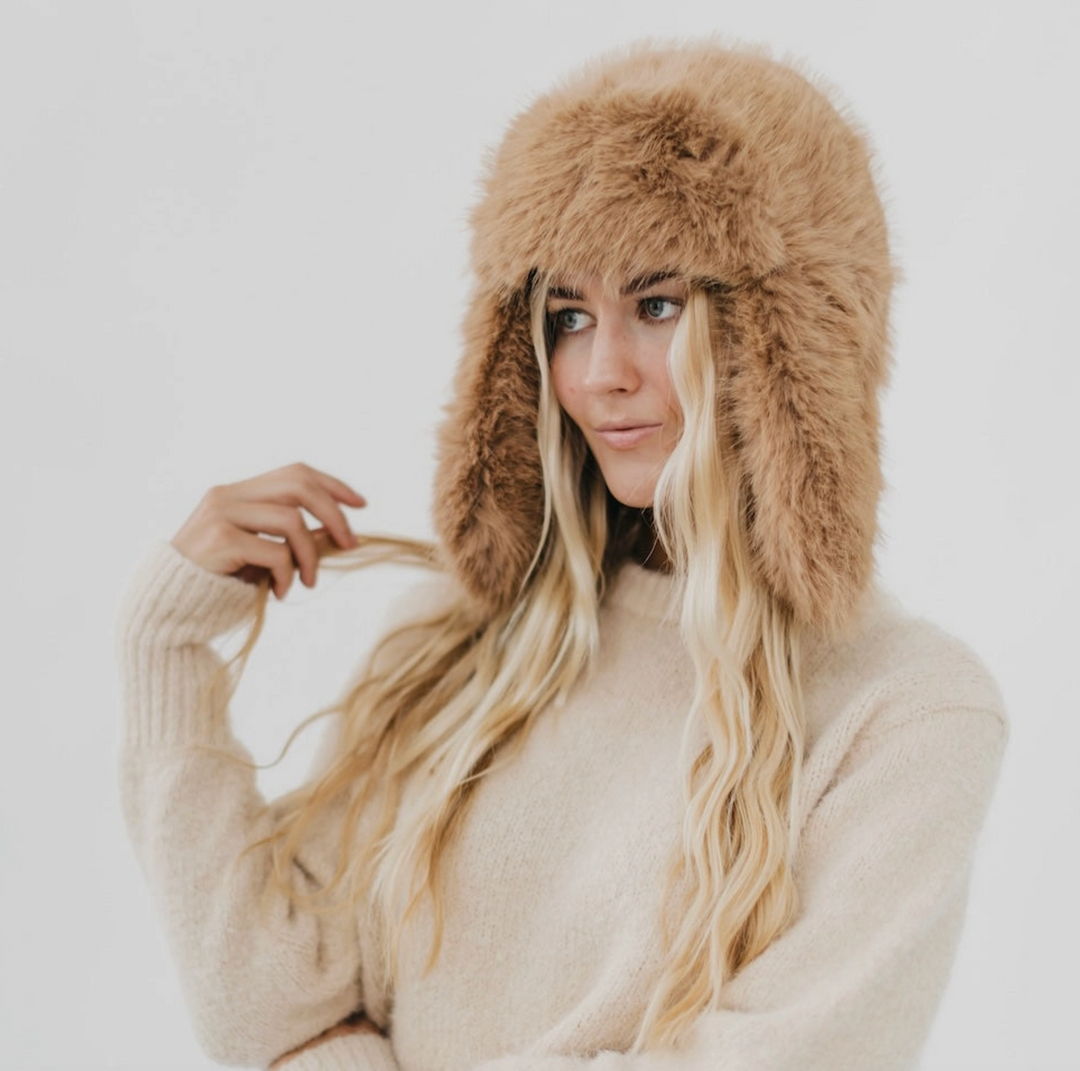 Bonnie Bomber Faux Fur Winter Hat