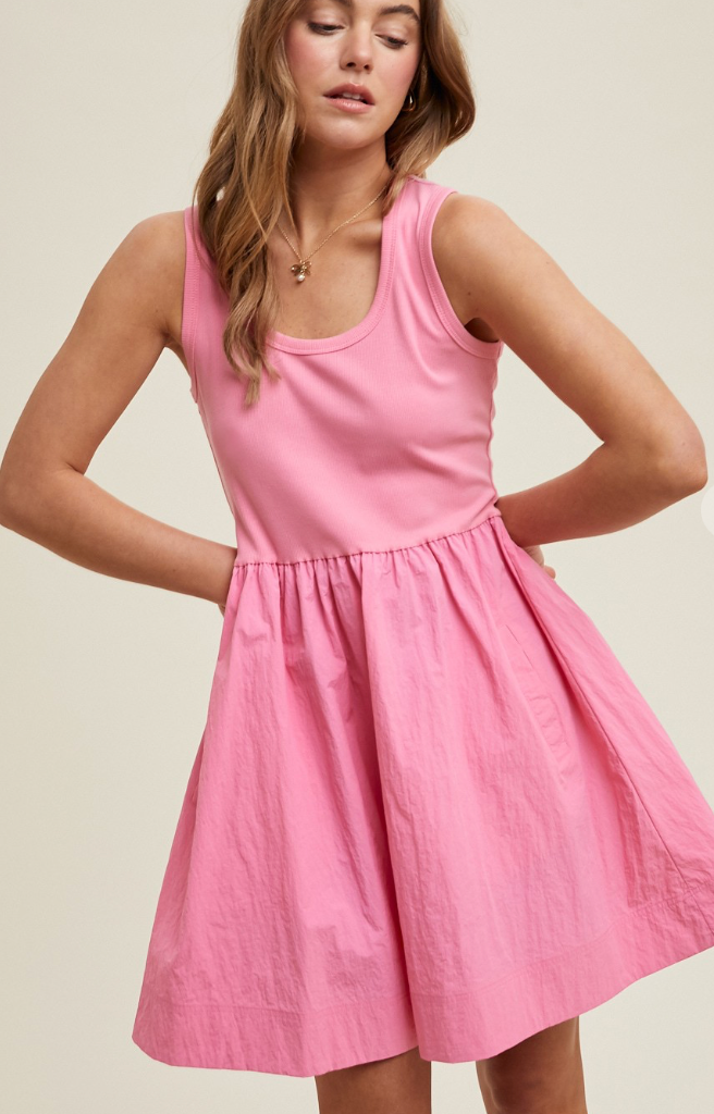 Tolli Tank Dress - Pink