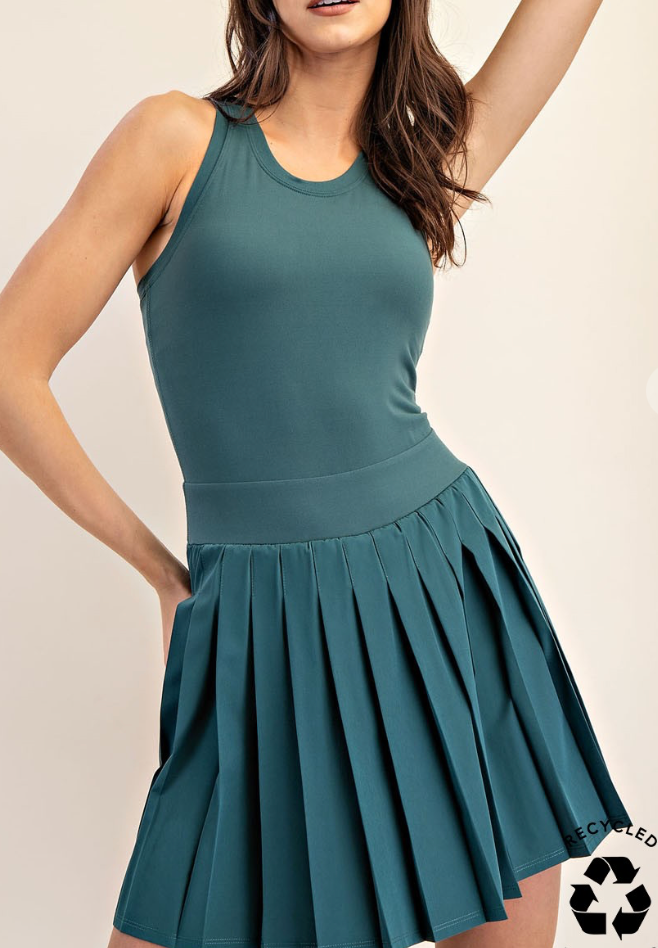 Active Comfort Dress - Everglade Green
