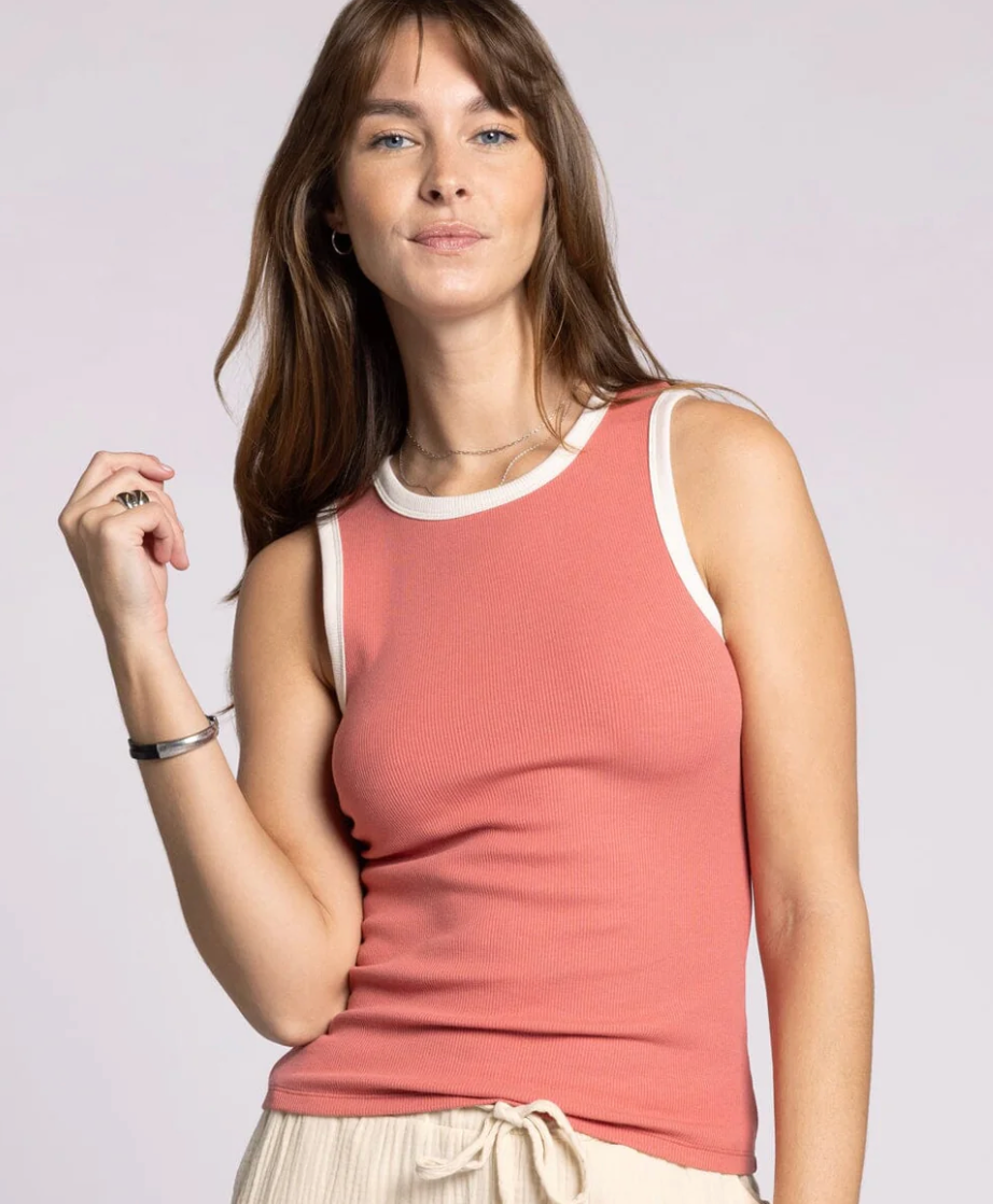 Eda Tank - Rose Ivory