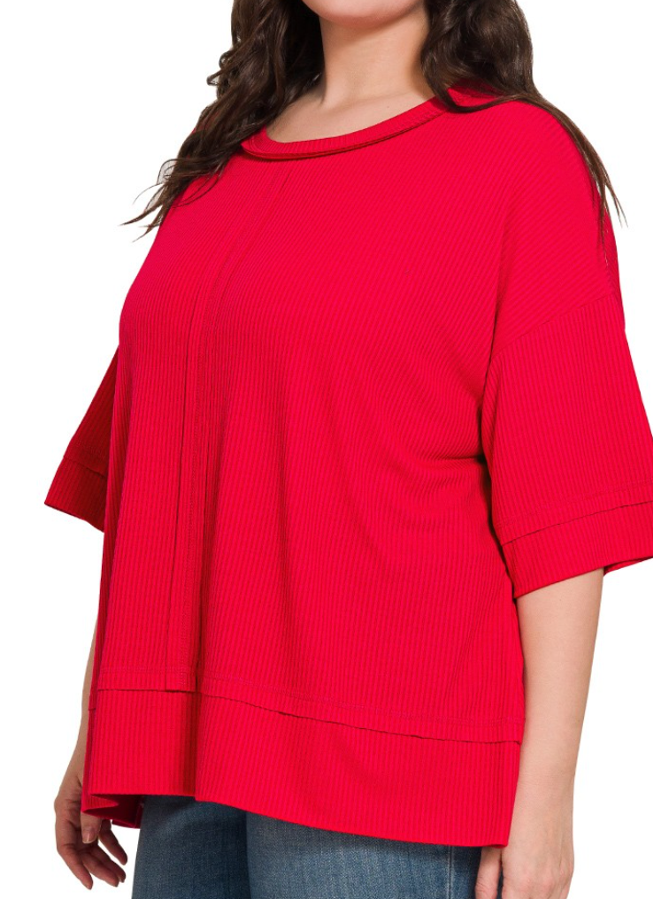 Wanderlight Top - Ruby
