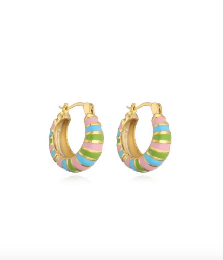 Mykonos Hoops - Pastel