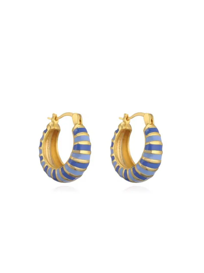 Mykonos Hoops - Blue