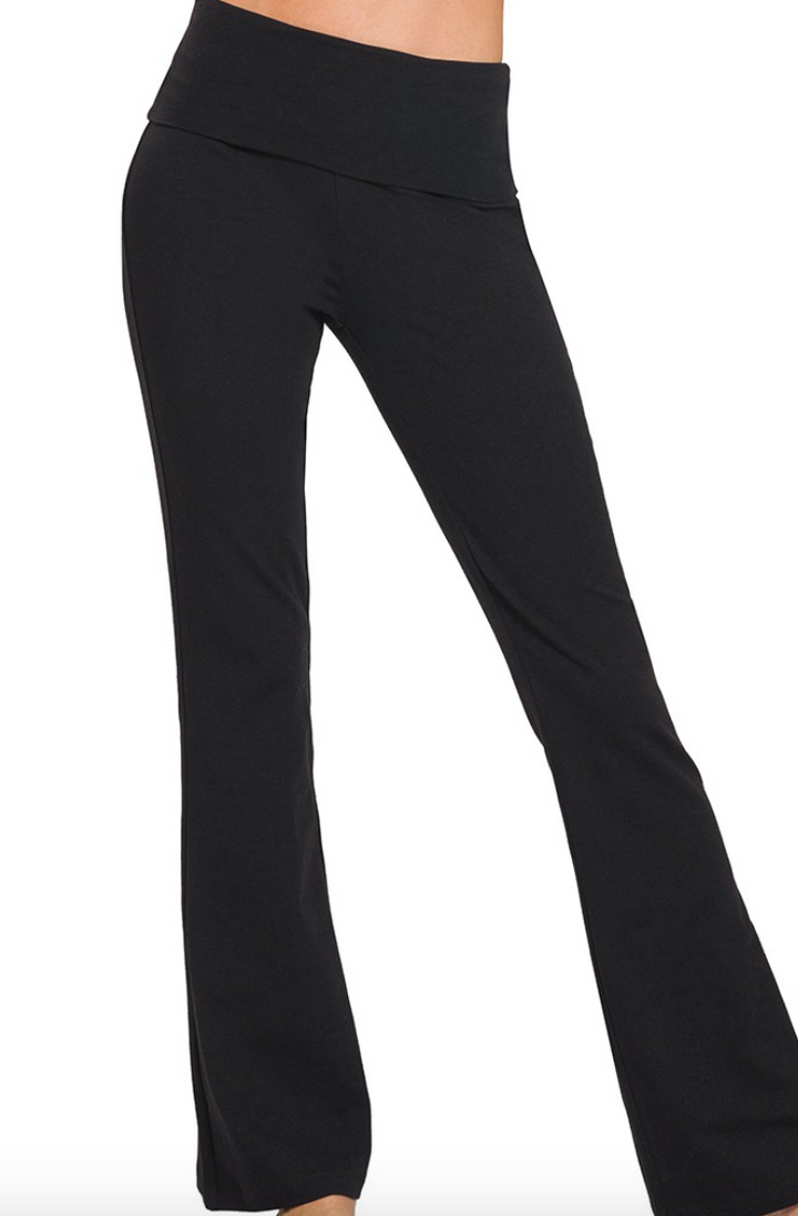 Yoga Flare Pants - Black