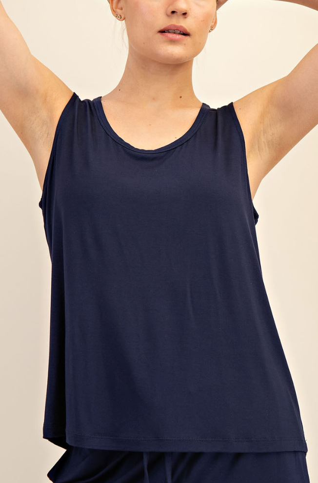 Everday Style Tank - Navy