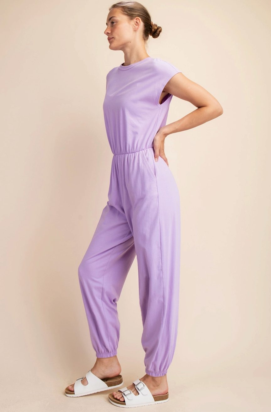 Serenade Me Jumpsuit - Purple