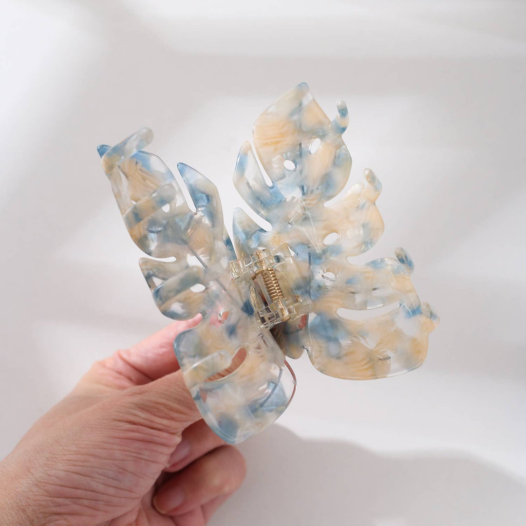 Monstera Leaf Claw Clip