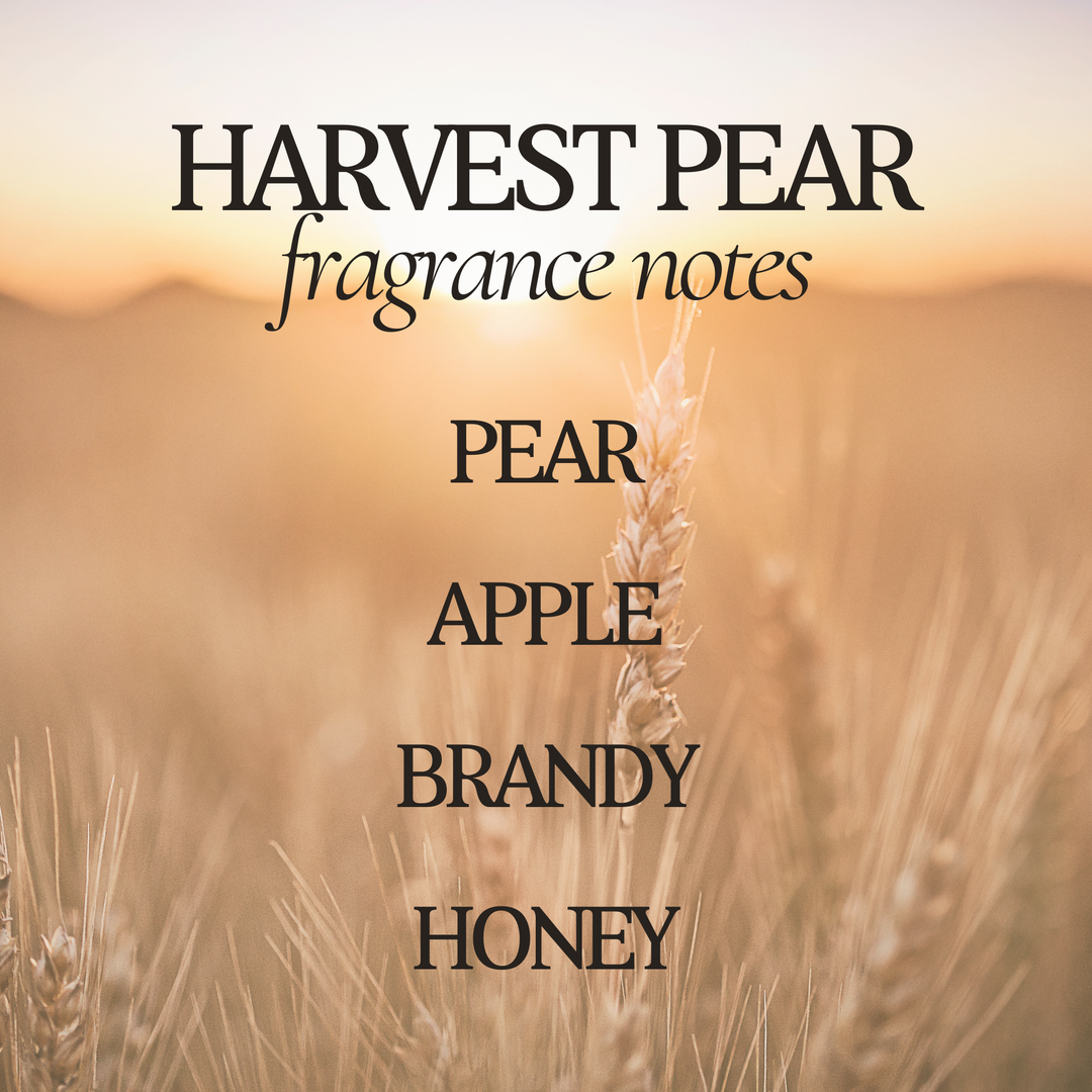 Harvest Pear 12 oz Soy Candle - Fall Home Decor & Gifts