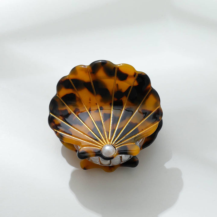Pearl | Seashell with Pearl Claw Clip